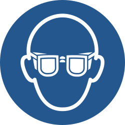 Eye Protection Must Be Worn